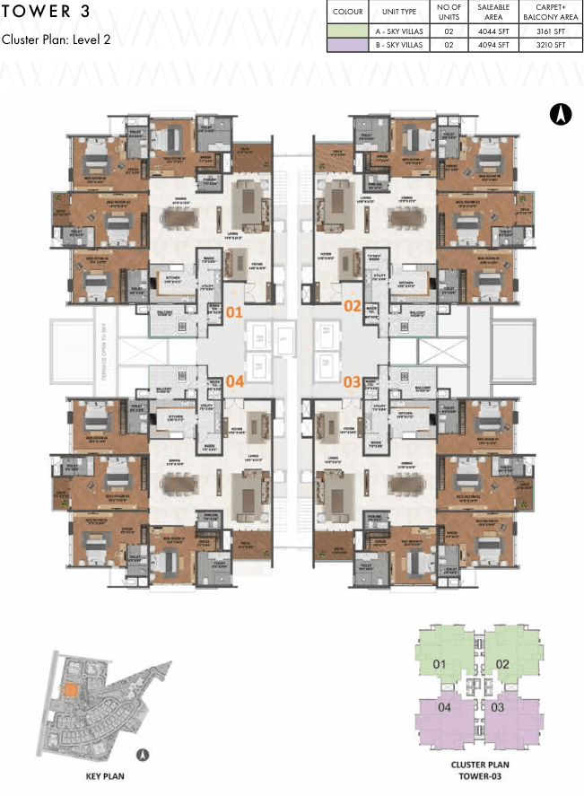 Prestige White Meadows - Floor Plan